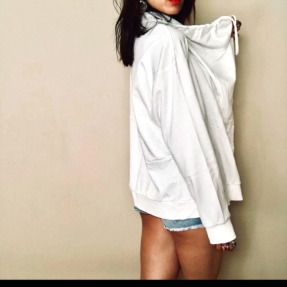 Young Fabulous & Broke White Open Front Waterfall Cardigan Size S NWT - Picture 7 of 13